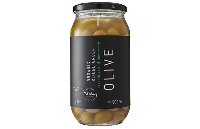 Organic Green Sliced Olives Drained