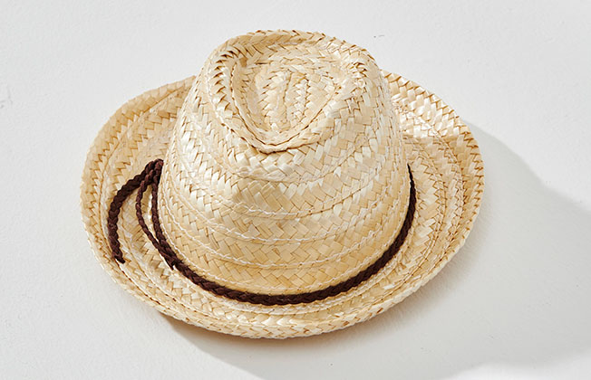 Cowboy Hat Children with Brown Band