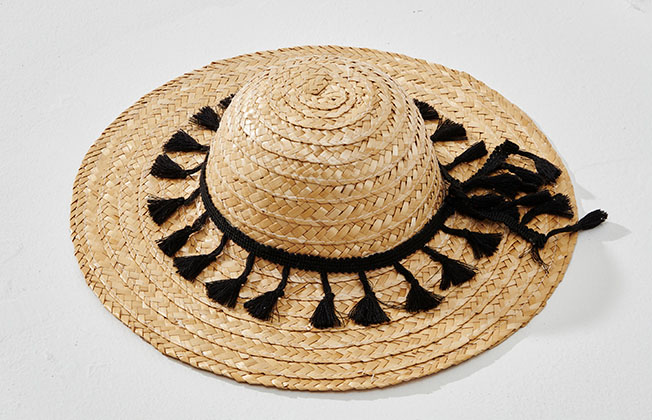 Hat Children with Black Tassel