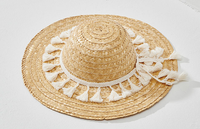 Hat Children with White Tassel