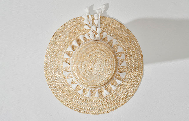 Hat Large with White Tassel