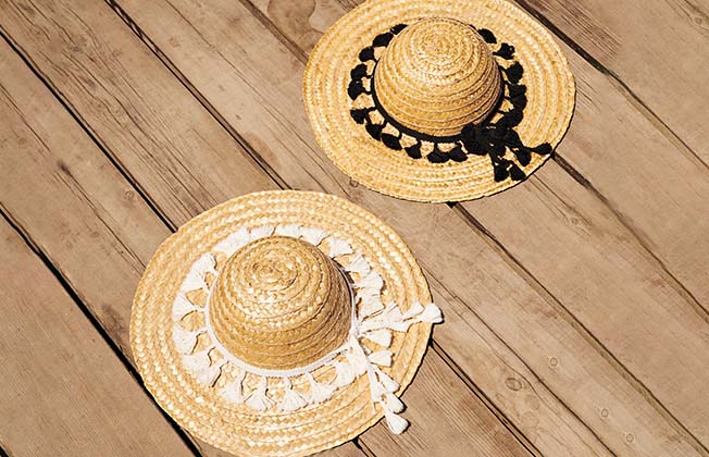 Hat Children with White Tassel